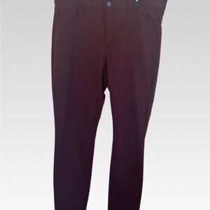 LOFT women’s maroon gold  Chinos size  32 /14 BRAND NEW